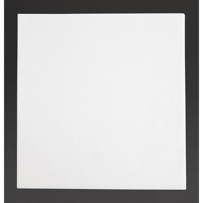 Fiesta Recyclable Premium Tablin Dinner Napkin White 400x400mm Airlaid 1/4 Fold (Pack of 500) • PAS-FE264