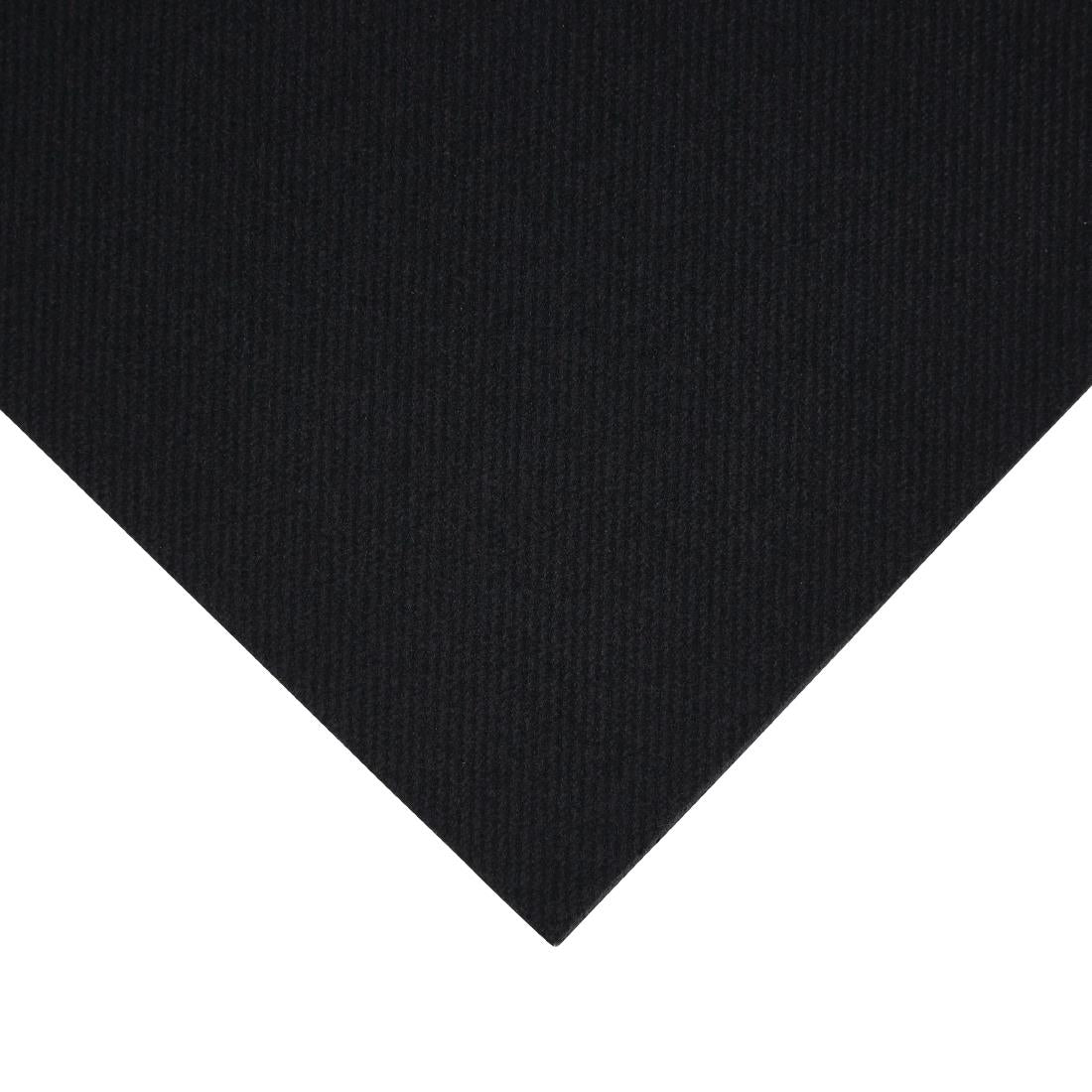 Fiesta Recyclable Premium Tablin Dinner Napkin Black 40x40cm Airlaid 1/4 Fold (Pack of 500) • PAS-FE270