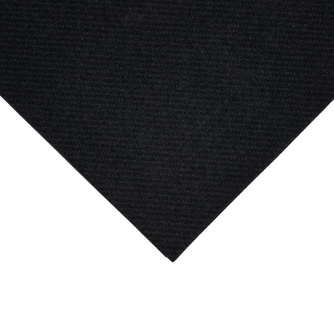 Fiesta Recyclable Premium Tablin Dinner Napkin Black 400x400mm Airlaid 1/8 Fold (Pack of 500) • PAS-FE276