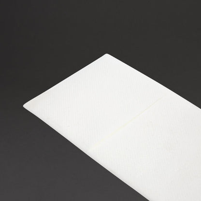 Fiesta Recyclable Premium Tablin Dinner Napkin White 480x400mm Airlaid Pocket Fold (400 Pack) (Pocket Fold | Pack of 400) • PAS-FE277