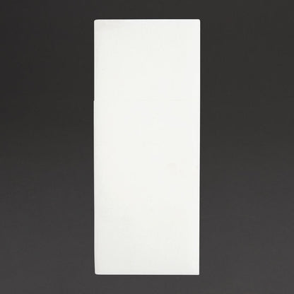 Fiesta Recyclable Premium Tablin Dinner Napkin White 480x400mm Airlaid Pocket Fold (400 Pack) (Pocket Fold | Pack of 400) • PAS-FE277