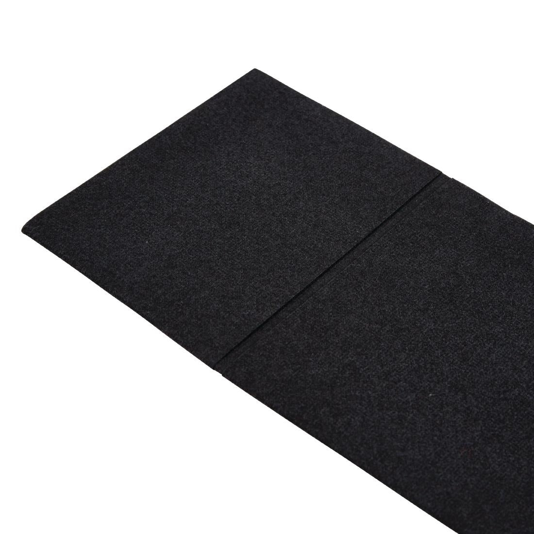 Fiesta Recyclable Premium Tablin Dinner Napkin Black 480x400mm Airlaid Pocket Fold (Pack of 400) • PAS-FE280