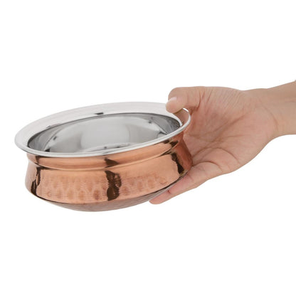 Olympia Medium Handi Serving Dish Copper 150(Ø)mm • PAS-FE298