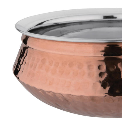 Olympia Large Handi Serving Dish Copper 200(Ø)mm • PAS-FE299