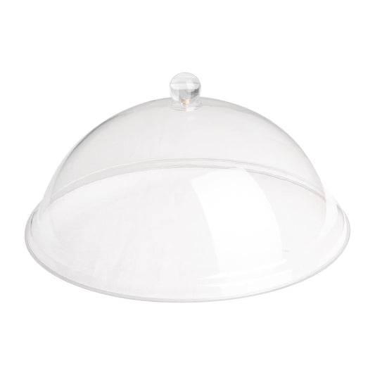 Olympia Kristallon PC Domed Cover Clear 315(Ø) x 125(H)mm (Size: 315(Ø) x 125(H)mm / 12.4x4.9") • PAS-FE470