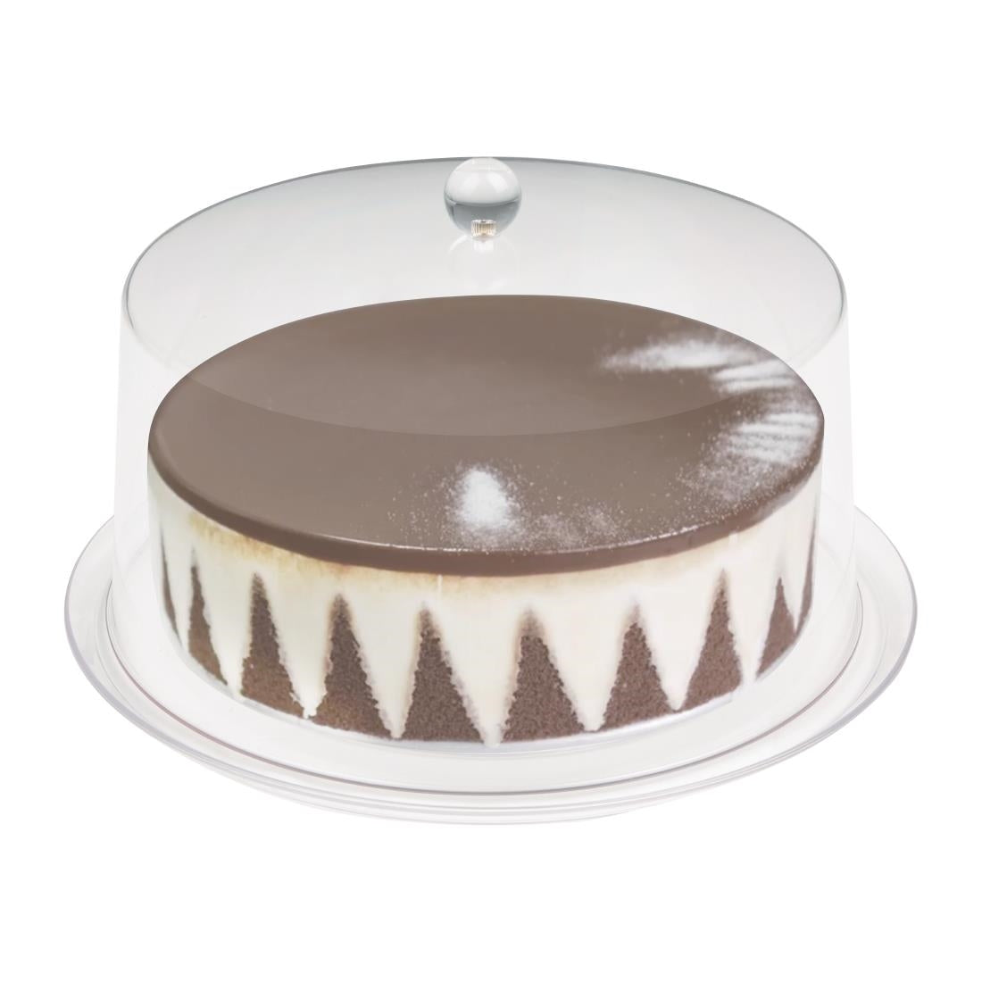 Olympia Kristallon Polycarbonate Display Cover Clear 308(Ø) x 190(H)mm • PAS-FE473
