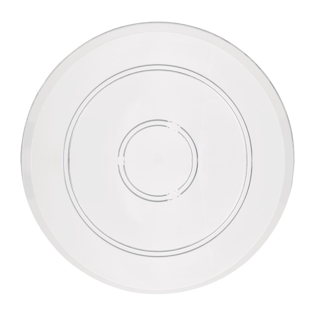 Olympia Kristallon Polycarbonate Display Plate Clear 345(Ø)mm • PAS-FE474