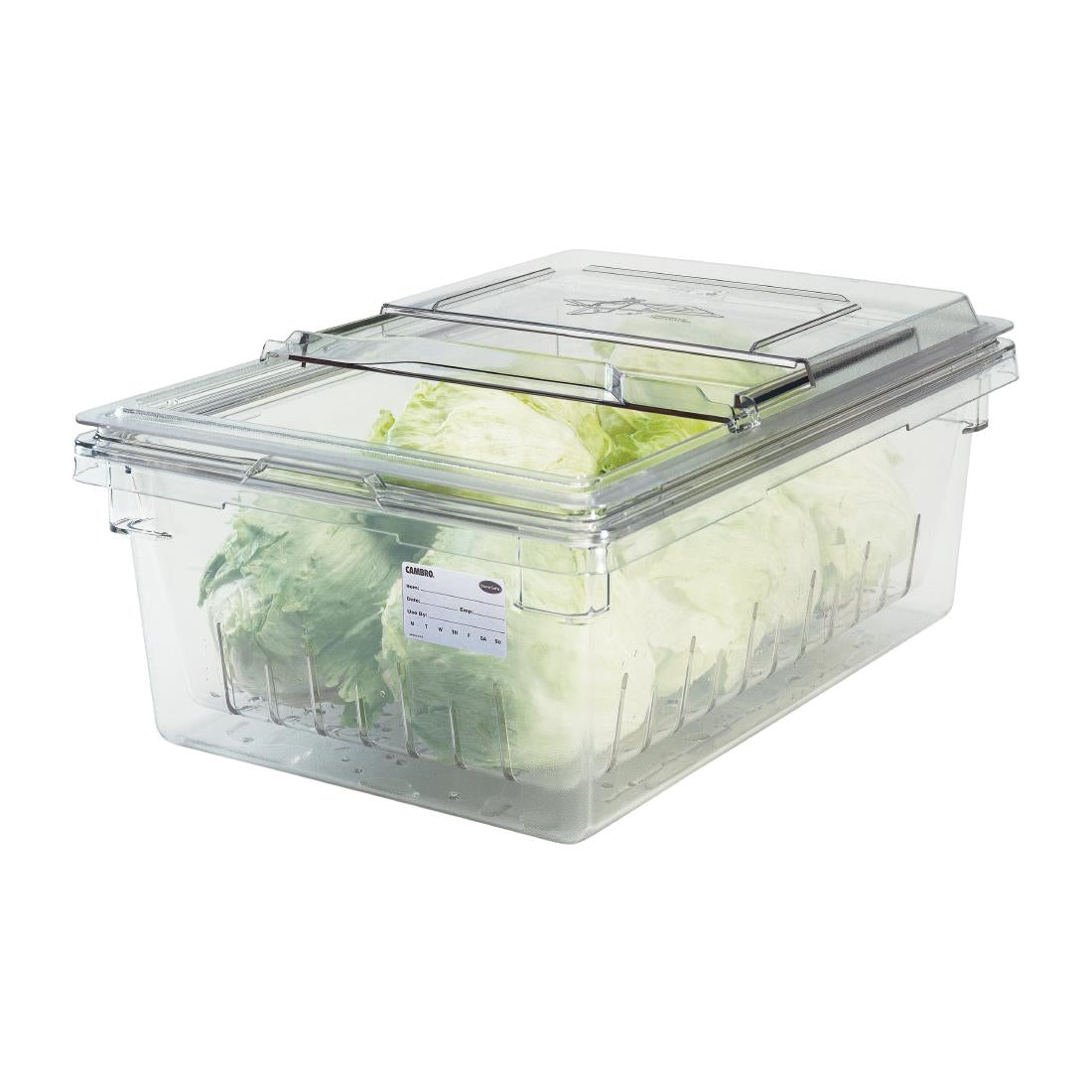 Cambro Polycarbonate Food Storage Box - Clear - 49Ltr - 460x660x230mm • PAS-FE734