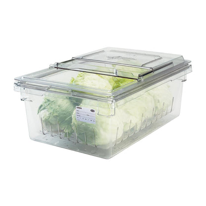 Cambro Polycarbonate Food Storage Box - Clear - 49Ltr - 460x660x230mm • PAS-FE734