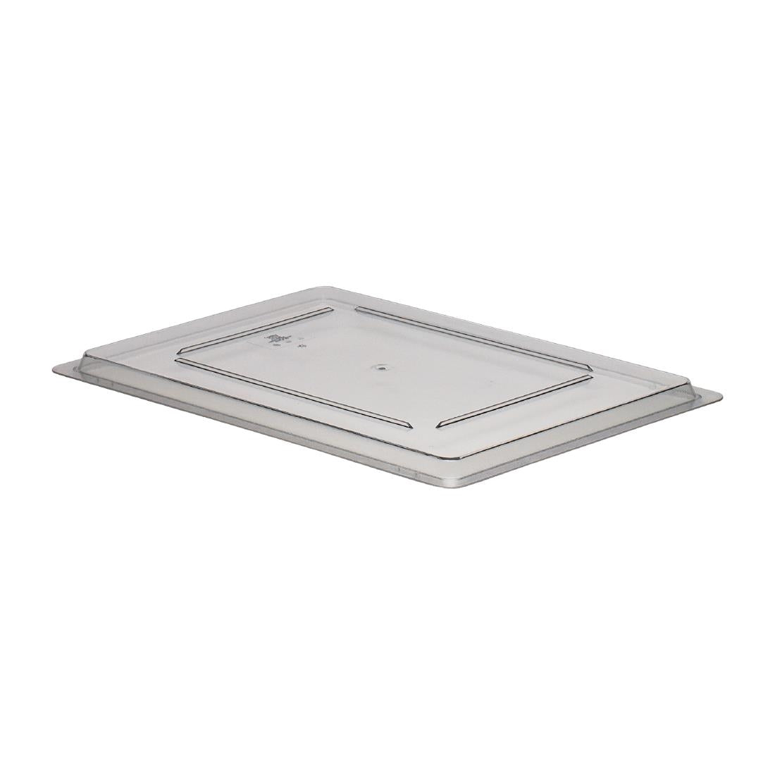 Cambro Polycarbonate Flat Lid for Storage Boxes (Cambro food storage Box (large) flat cover | Clear) • PAS-FE736