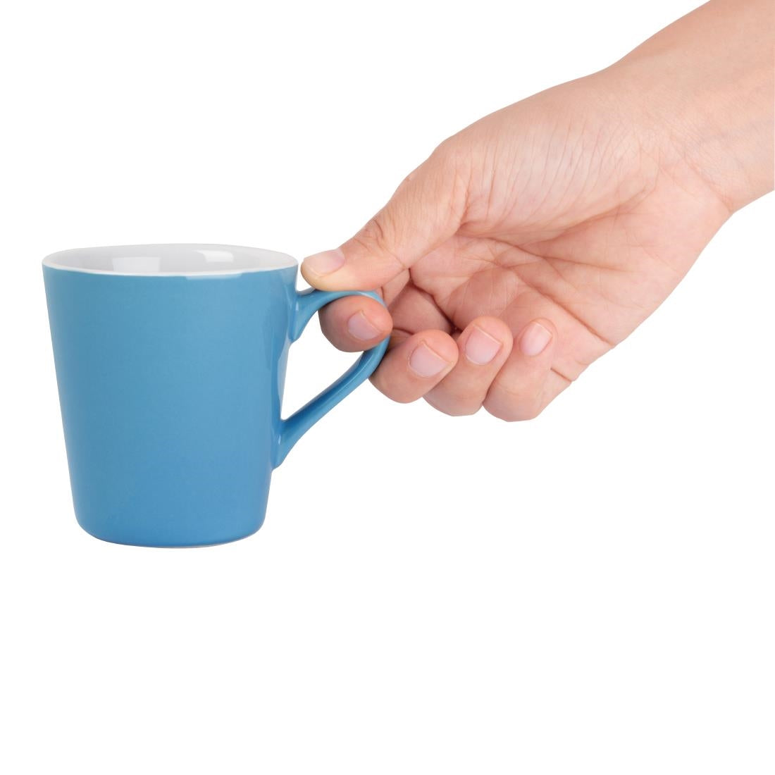 Olympia Cafe Flat White Blue - 170ml (12 Pack) (Pack of 12) • PAS-FF994