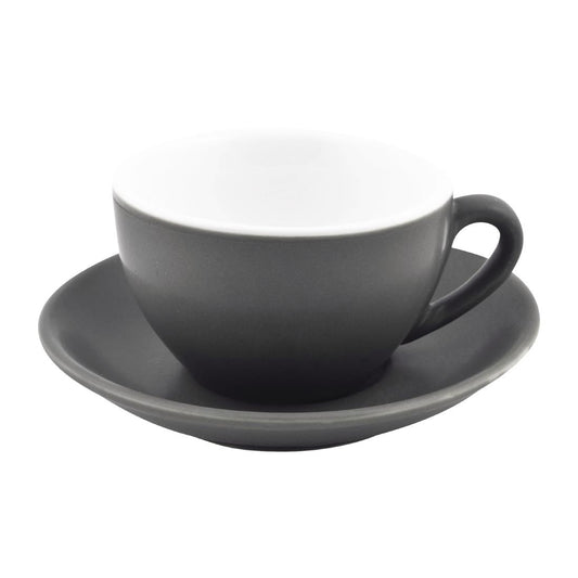 Bevande Large Cappuccino Cup Slate - 280ml (6 Pack) • PAS-FK027