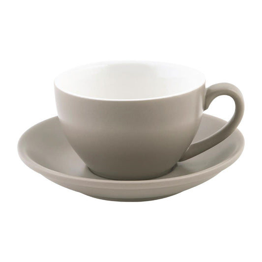 Bevande Large Cappuccino Cup Stone - 280ml (6 Pack) • PAS-FK028