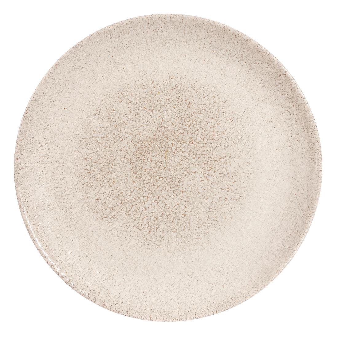 Churchill Raku Round Coupe Plates Agate Grey 217mm (12 Pack) (Pack of 12) • PAS-FK088