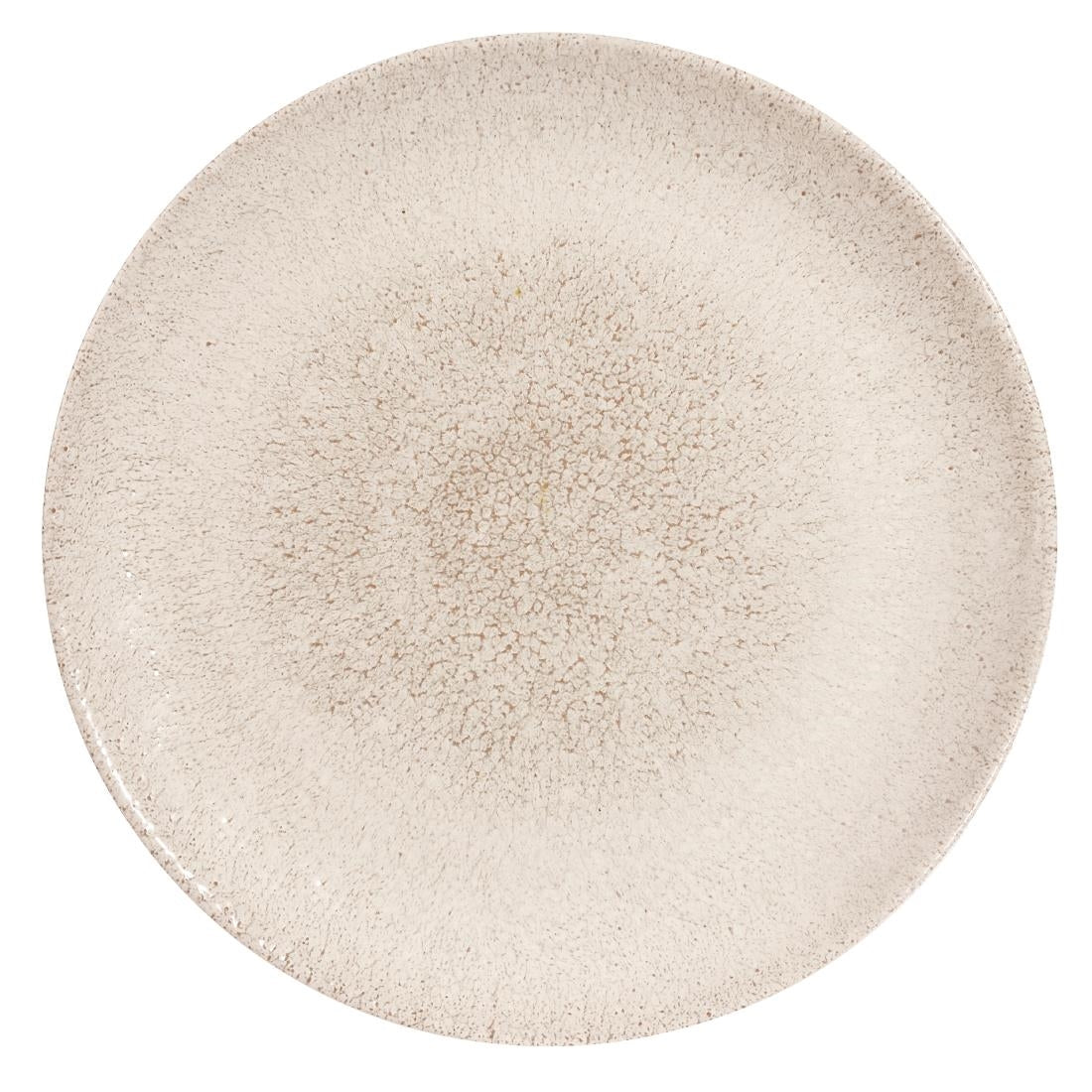 Churchill Raku Round Coupe Plates Agate Grey 260mm (12 Pack) (Pack of 12) • PAS-FK089