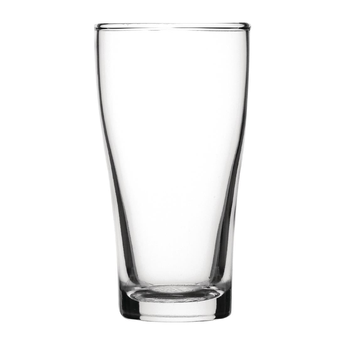 Crown Nucleated Conical Beer Glasses 285ml (48 Pack) • PAS-FK112