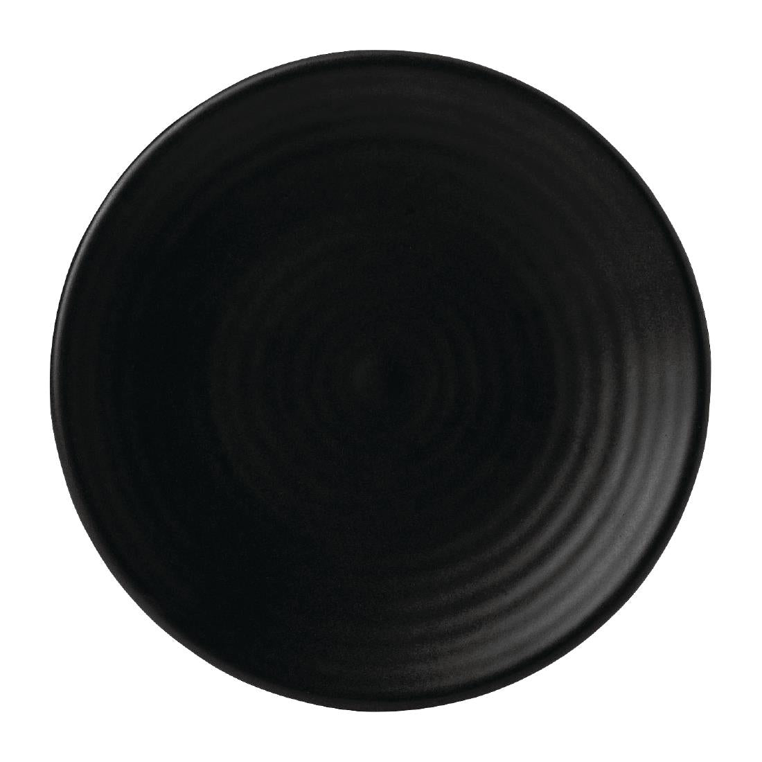 Dudson Evo Coupe Plates Jet 162mm (6 Pack) • PAS-FK134