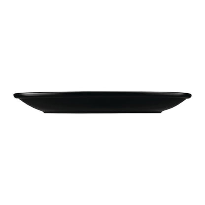 Dudson Evo Coupe Plates Jet 229mm (6 Pack) (Pack of 6) • PAS-FK136