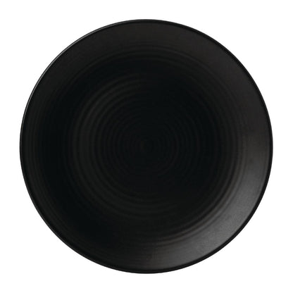 Dudson Evo Coupe Plates Jet 273mm (6 Pack) • PAS-FK137