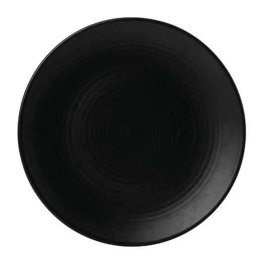 Dudson Evo Coupe Plates Jet 273mm (6 Pack) • PAS-FK137