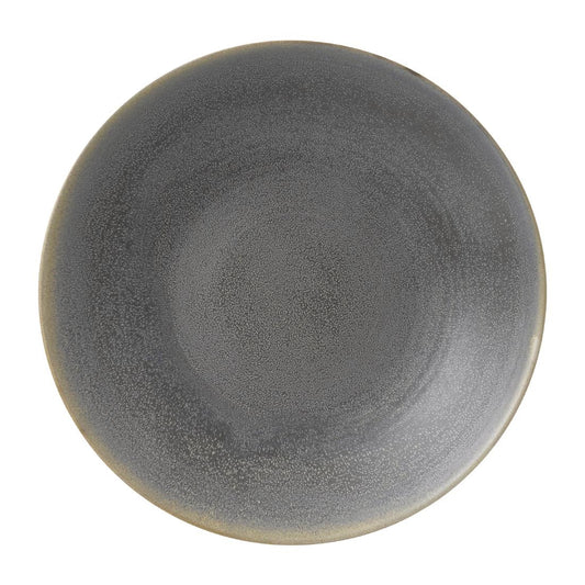 Dudson Evo Deep Plates Granite 243mm (6 Pack) • PAS-FK144