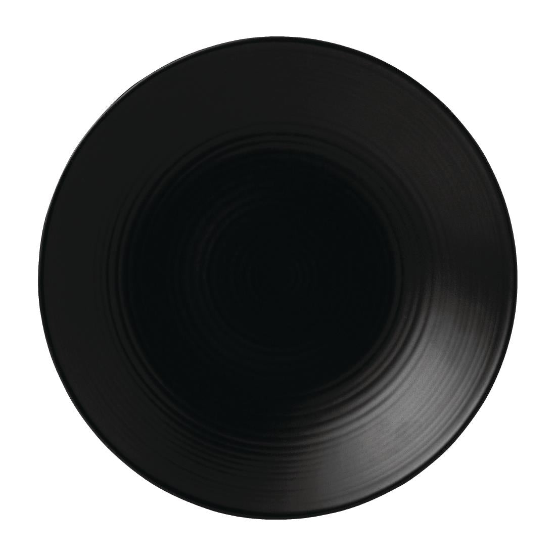 Dudson Evo Deep Plates Jet 243mm (6 Pack) • PAS-FK146