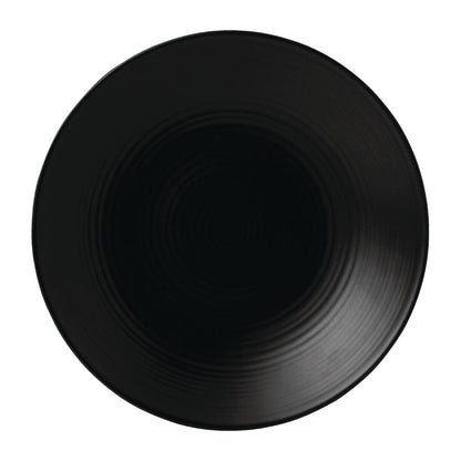 Dudson Evo Deep Plates Jet 243mm (6 Pack) • PAS-FK146