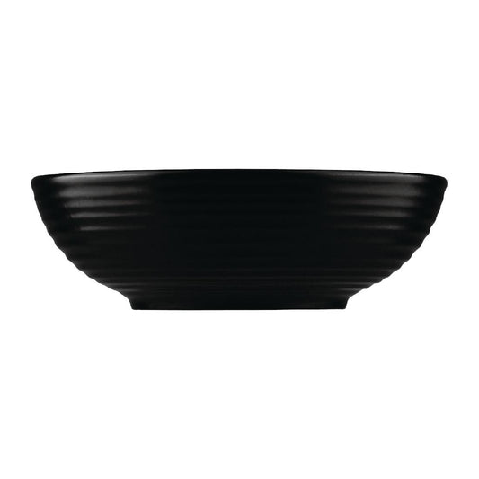 Dudson Evo Round Bowls Jet 178mm (6 Pack) • PAS-FK151