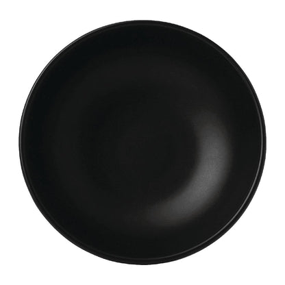 Dudson Evo Round Bowls Jet 178mm (6 Pack) • PAS-FK151