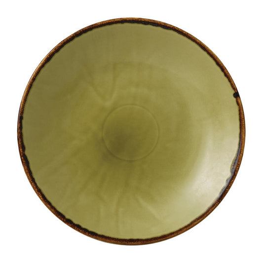 Dudson Harvest Deep Coupe Plates Green 255mm (12 Pack) • PAS-FK159