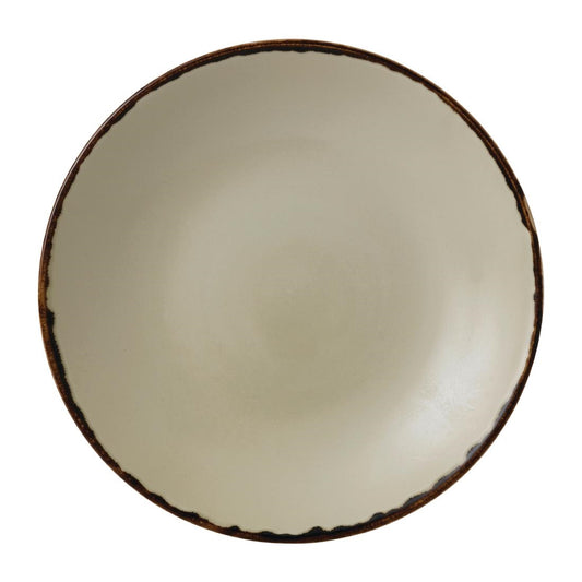 Dudson Harvest Deep Coupe Plates Linen 281mm (12 Pack) • PAS-FK162