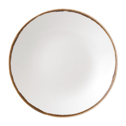 Dudson Harvest Deep Coupe Plates Natural 255mm (12 Pack) • PAS-FK163