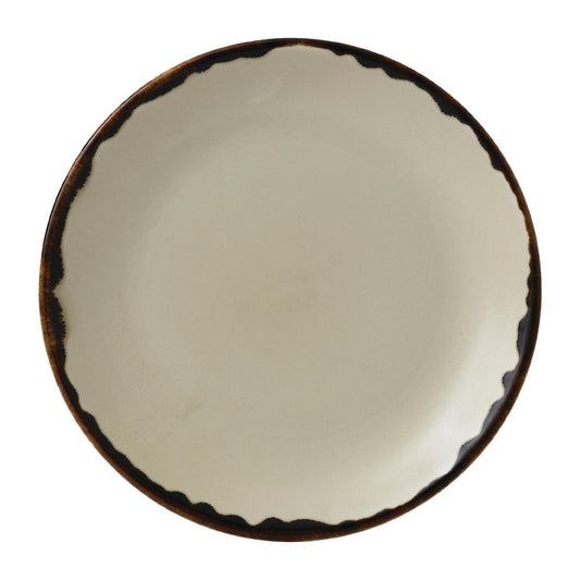 Dudson Harvest Round Coupe Plates Linen 165mm (12 Pack) • PAS-FK169