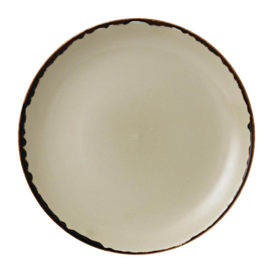 Dudson Harvest Round Coupe Plates Linen 217mm (12 Pack) • PAS-FK170
