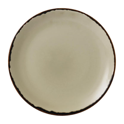 Dudson Harvest Round Coupe Plates Linen 260mm (12 Pack) • PAS-FK171
