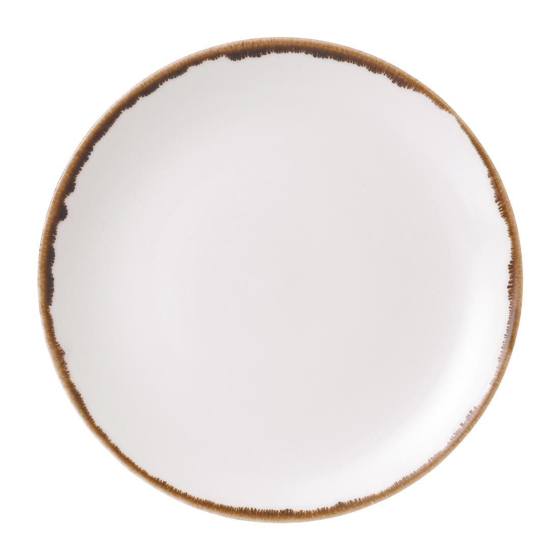 Dudson Harvest Round Coupe Plates Natural 217mm (12 Pack) • PAS-FK174