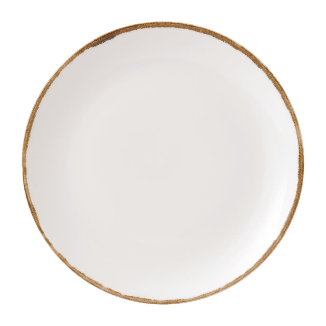 Dudson Harvest Round Coupe Plates Natural 260mm (12 Pack) • PAS-FK175