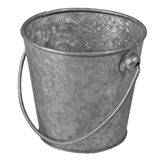 Moda Brooklyn Mini Galvanised Cutlery Bucket 130mm • PAS-FK205
