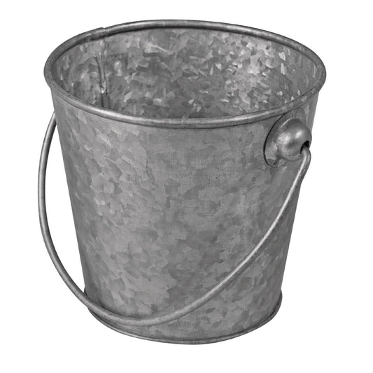 Moda Brooklyn Mini Galvanised Cutlery Bucket 150mm • PAS-FK206