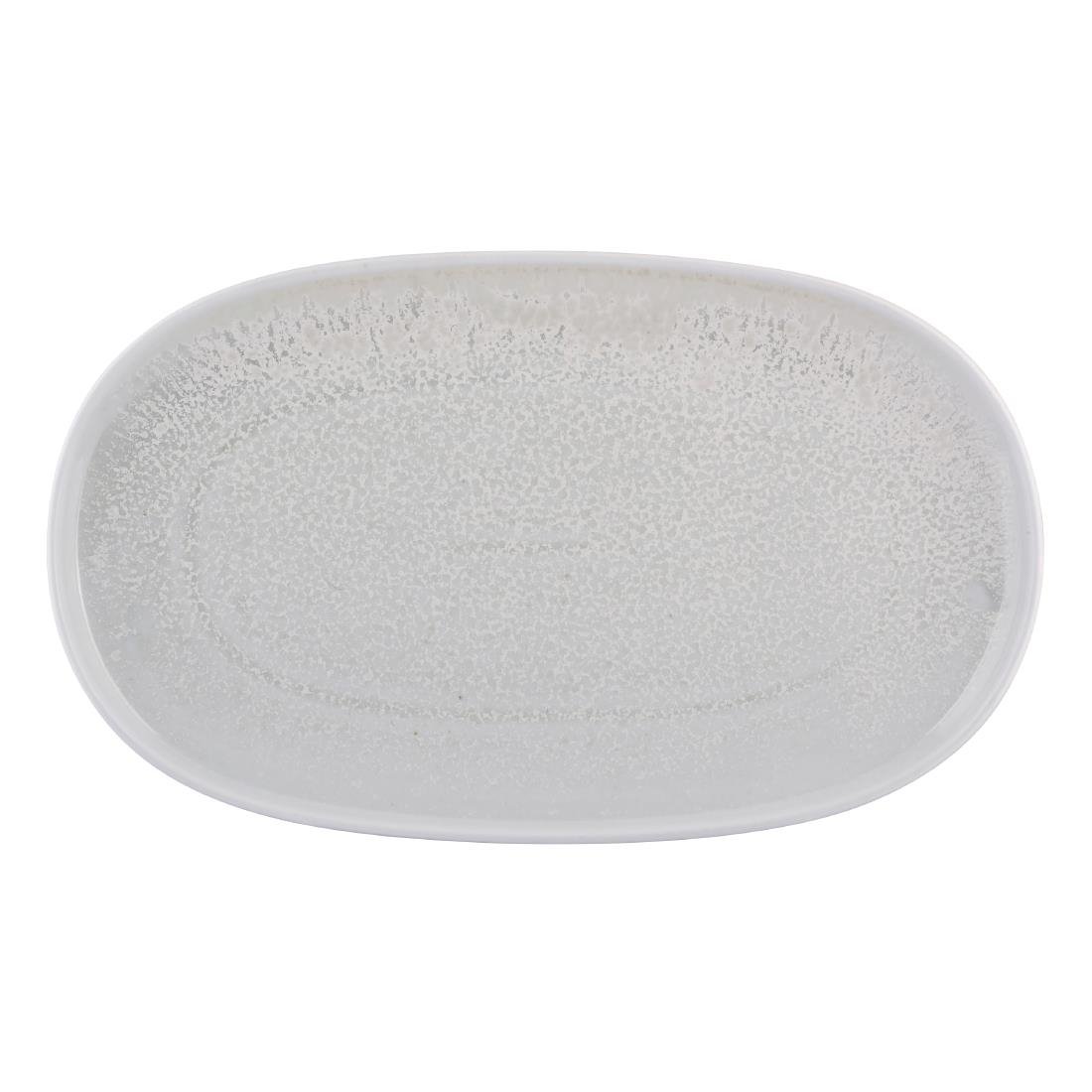 Moda Porcelain Willow Oval Coupe Plates 405 x 240mm (Pack of 3) • PAS-FK261