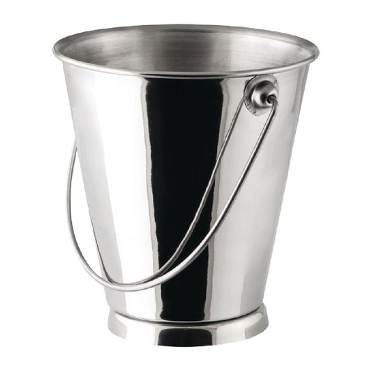 Moda Soho Mini Pail Stainless Steel 930ml -130x130mm (6 Pack) • PAS-FK273