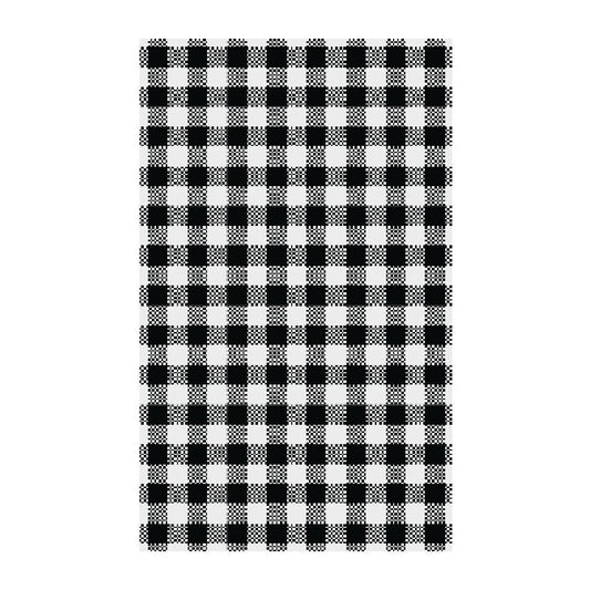 Greaseproof Paper Gingham Black 310mm • PAS-FK278