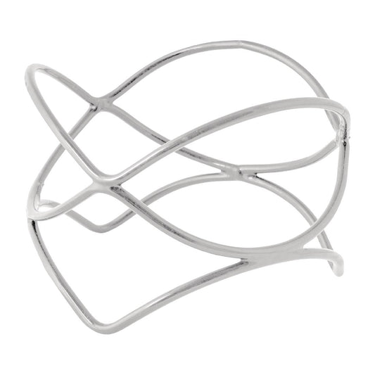 Ryner Spiral Riser Display Stand Silver 150mm (6 Pack) • PAS-FK311