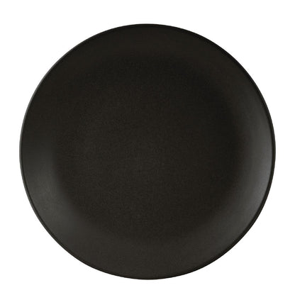 Zuma Charcoal Round Coupe Plates 285mm (6 Pack) • PAS-FK322