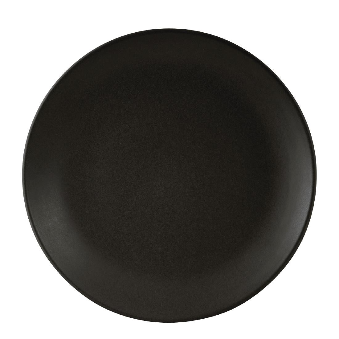 Zuma Charcoal Round Coupe Plates 310mm (3 Pack) • PAS-FK323