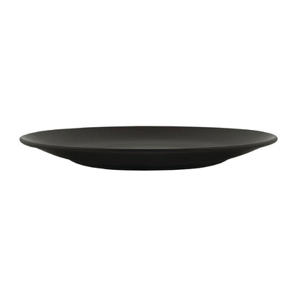 Zuma Charcoal Round Coupe Plates 310mm (3 Pack) • PAS-FK323