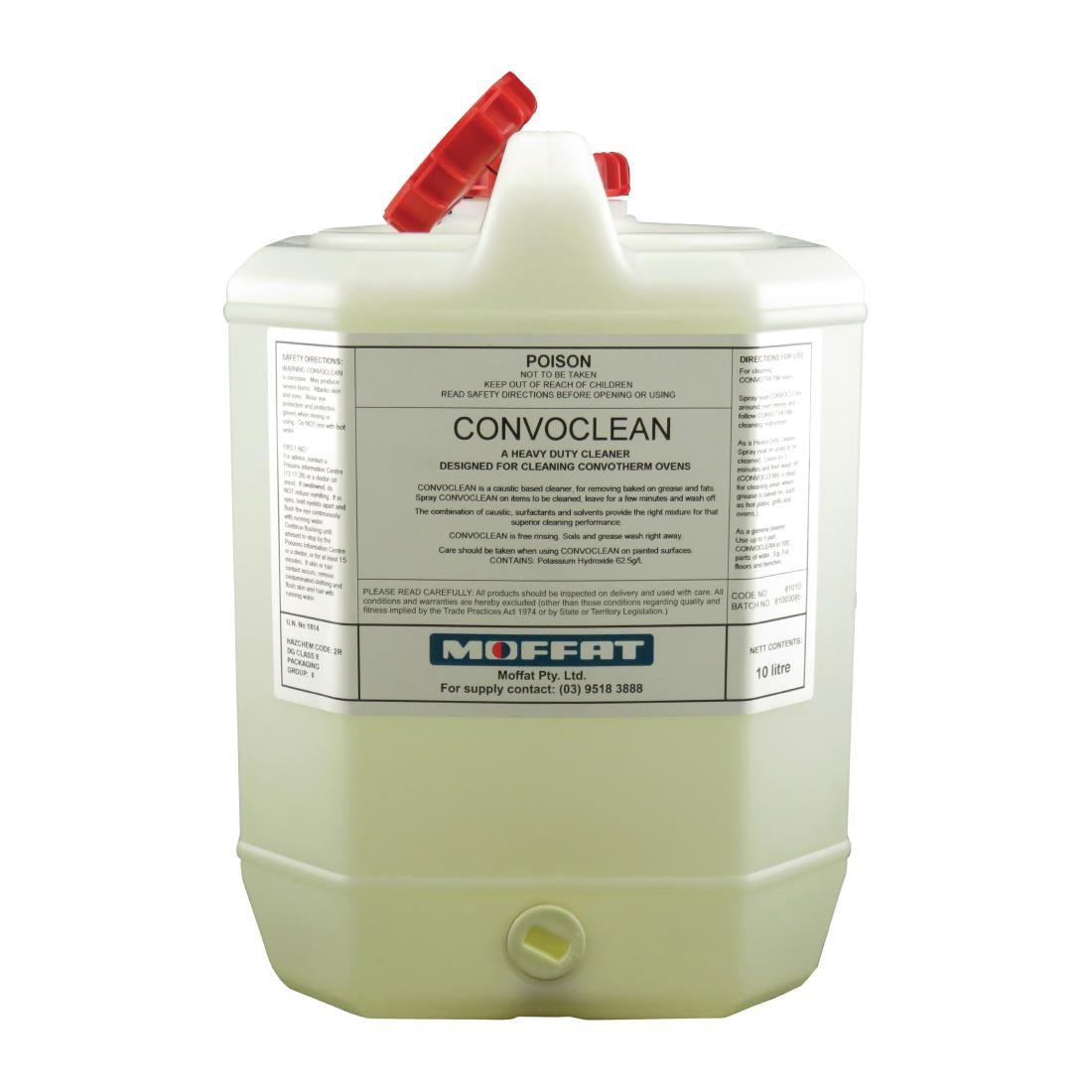 Convotherm ConvoClean Combi Oven Cleaner 10Ltr • PAS-FK373