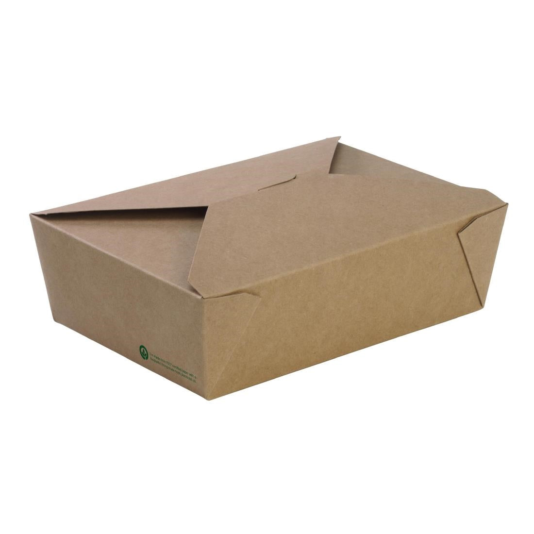 BioPak BioBoard Kraft Takeaway Lunch Boxes Large (200 Pack) • PAS-FK422