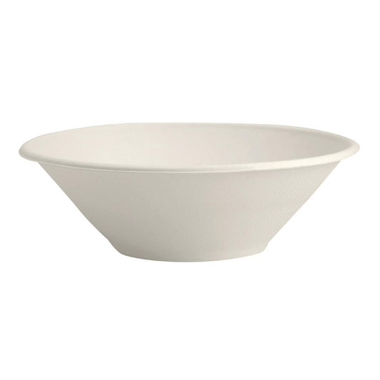 BioPak BioCane Bowls White - 940ml (400 Pack) (White Colourway | 940ml / 32oz| Pack of 400) • PAS-DU627