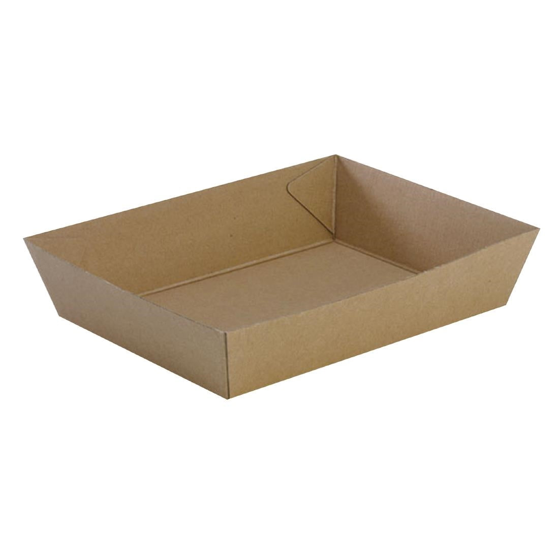 BioPak BioBoard Kraft Paper Food Trays 180 x 134mm (250 Pack) (Pack of 250) • PAS-FK540